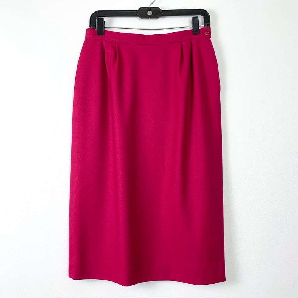 Pendleton Hot Pink Pencil Skirt